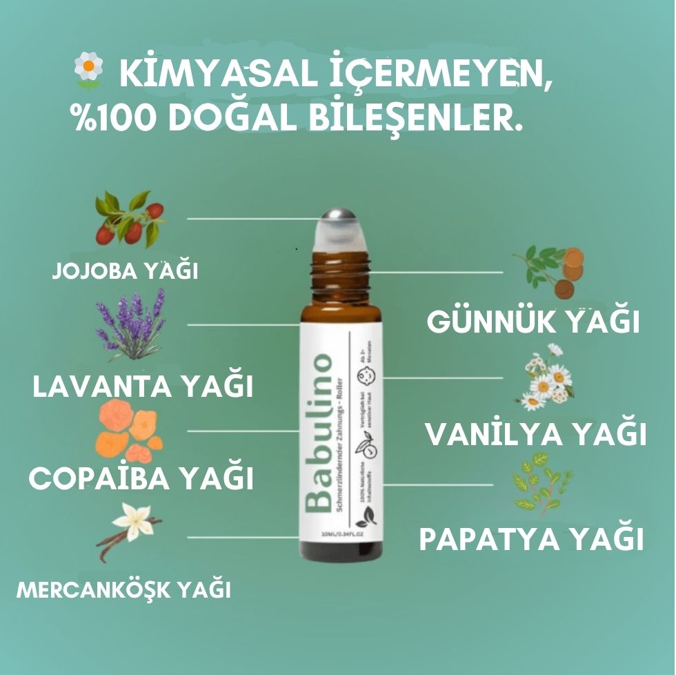 Babulino Diş Kaşıyıcı Roll On